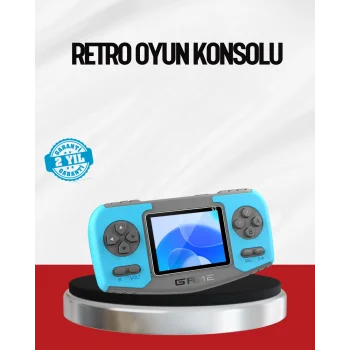 El Tipi Retro Oyun Konsolu Çocuklara Özel Portatif Oyun Makinesi