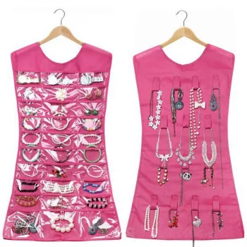 Elbise Şeklinde Takı Organizeri - Pembe