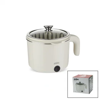 ELEKTRİKLİ ÇOK FONKSİYONLU PİŞİRİCİ PASLANMAZ ÇELİK TENCERE 800ML SCO-5063 (5047)