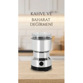 Elektrikli Kahve Ve Baharat Öğütücü, Kompakt Tasarım, Mutfak Kullanımı