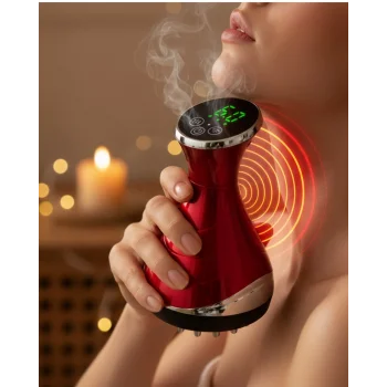 Elektrikli Kupa Masaj Aleti Ayarlanabilir Vakum ve Isıtma Fonksiyonlu