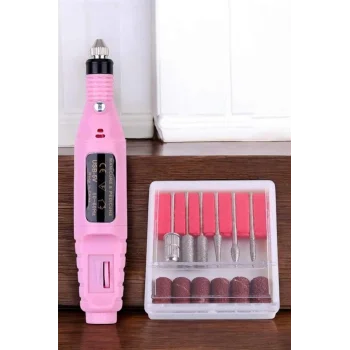 Elektrikli Manikür Pedikür Törpü Seti Protez Tırnak Nasır Temizleyici