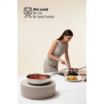 Elena Serisi Professional Paslanmaz Çelik 13 Cm Mini Sos Ve Porsiyon Tavası 722875