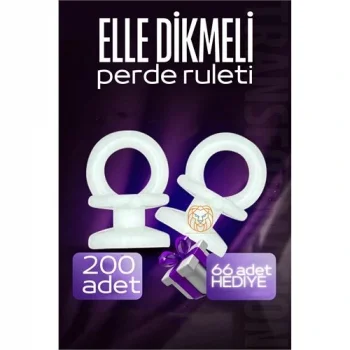 Elle Dikmeli Perde Düğmesi Perde Ruleti 266 ADET