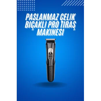 Ense Kesme Makinesi Şarjlı Saç Sakal Tıraş Makinesi Taşınabilir