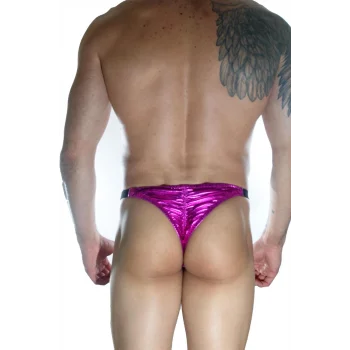 Erkek Arkası Fuşya Büzgülü Brazillian Slip