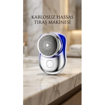 Erkek Bakım İçin Şarjlı Traş Makinesi Çift Başlıklı