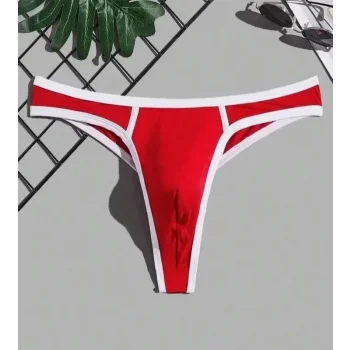 Erkek Biyeli Kırmızı Tanga