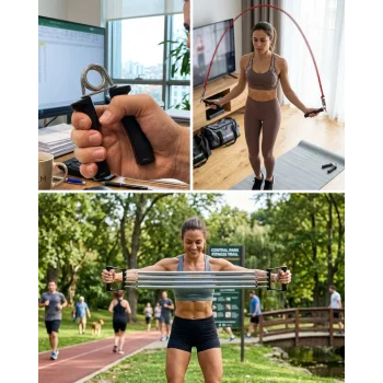 Ev Fitness Seti Kardiyo ve Kas Geliştirme Egzersiz Seti