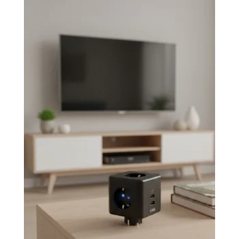 Ev ve Ofis Kullanımı İçin Akım Korumalı USB Girişli Priz