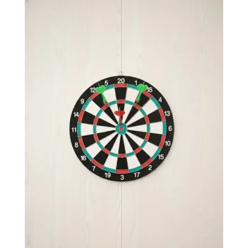 Ev ve Oyun Alanları İçin 15 İnç Dart Tahtası 4 Dart Oku Dahil