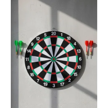 Ev ve Oyun Alanları İçin Dart Tahtası 12 İnç 4 Dart Oku Dahil