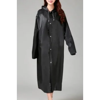 EVA SİYAH PARDESÜ YAĞMURLUK (5047)