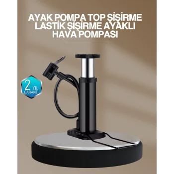 Extra Güçlü Ayak Pompası Otomobil Motosiklet Bisiklet Uyumlu