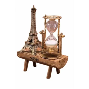 Eyfel Kuleli Kum Saati Dekoratif Hediyelik Eşya Retro Eyfel Kulesi