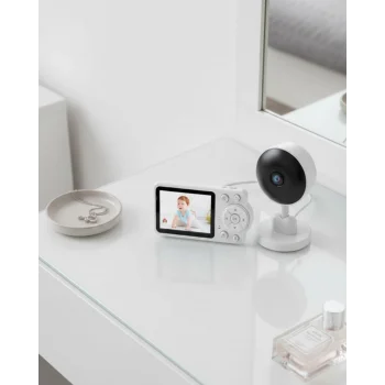 FHSS Teknolojili Güvenli Bebek Monitörü Net Görüntü