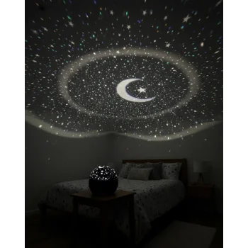 Fişli Yıldız Projektör Gece Lambası Müzikli