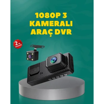 Full HD 1080P Araç Kamerası | Gece Görüşlü, Döngü Kayıt ve Geri Görüş