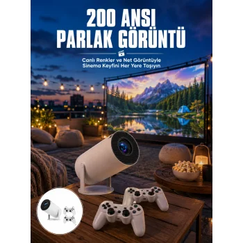 Full HD 8 GB Ayaklı Çift Kollu 4K Video Oyun Konsolu Taşınabilir Yeni Nesil