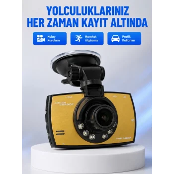 Full HD Araç Kamerası G Sensor Gece Görüşlü Dash Cam