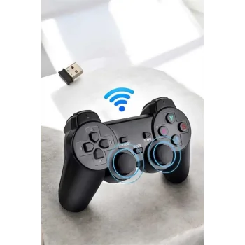 Game Stick 2000 Oyunlu 2.4G Kablosuz Çift Kol Yüksek Hassasiyetli Wireless