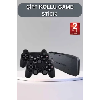 Game Stick 20000 Oyun Kablosuz Çift Kol Retro Oyunlar Game Stick Atari 2.4g 4K