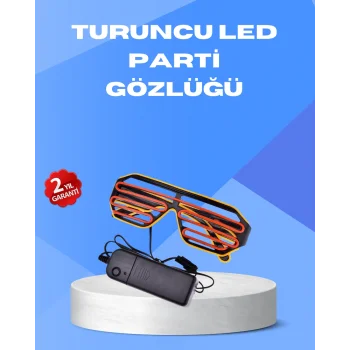 Gece Eğlencelerine Özel Renkli LED Işıklı Gözlük