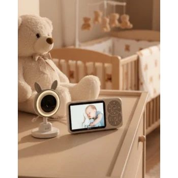 Gece Görüşlü Bebek Telsizi Besleme Hatırlatıcılı LCD Ekran