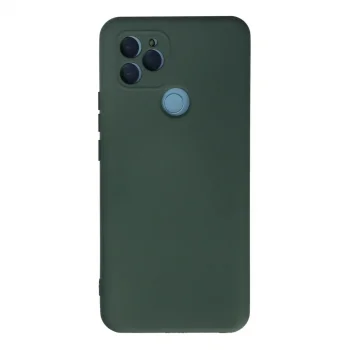 General Mobile Gm 21 Kılıf Nano İçi Kadife Silikon - Koyu Yeşil