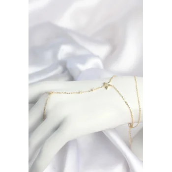 Gold Renk Yıldız Model Pirinç Kadın Şahmeran