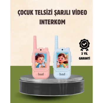Görüntülü Walkie Talkie Çocuklar İçin Video İnterkomlu Oyuncak