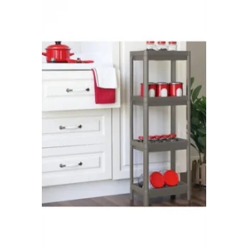 GRİ - ANTRASİT DİKDÖRTGEN RAF ÜNİTESİ PLASTİK (5047)