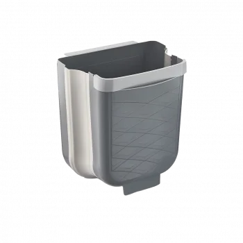 GRİ KATLANABİLİR MUTFAK ÇÖP KOVASI 6LT (5047)