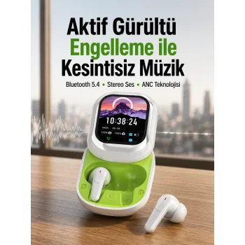 Gürültü Engelleyici Uzun Pil Ömürlü Stereo Bluetooth Kulak İçi Kulaklık