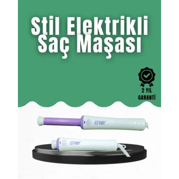 GW Taşınabilir Saç Maşası – 360° Döner Kablo, Negatif İyonlu Seramik Teknoloji