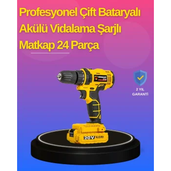 Hafif ve Ergonomik 12V Kablosuz Matkap | Hızlı Şarj ve Uzun Pil Ömrü