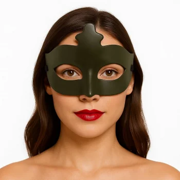 Haki Yeşil Renk Masquerade Kostüm Partisi Venedik Balo Maskesi