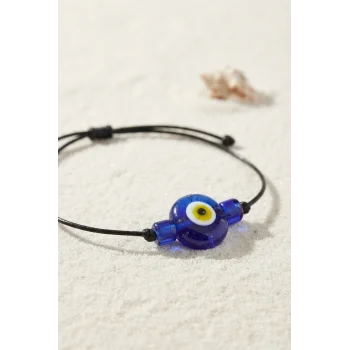 Handmade Bohem Tarz Mavi Göz Nazar Kolye