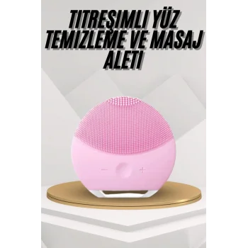 Hassas Ciltlere Özel Titreşimli Yüz Temizleme ve Masaj Aleti