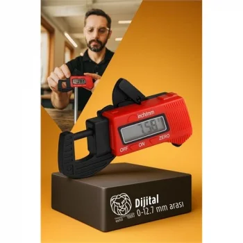 Hassas Dijital Kalınlık Ölçer - Mikro Detay Profesyonel Kumpas 12.7 cm 722933