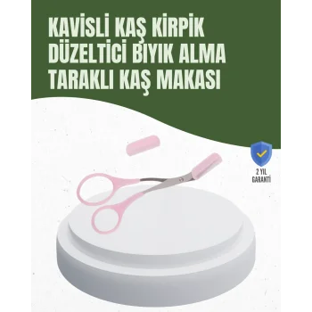 Hassas Kesim İçin Kavisli Yüz Bakım Makası