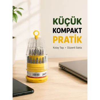 Hassas Tornavida Seti Kaymaz Saplı Elektronik Onarım Seti