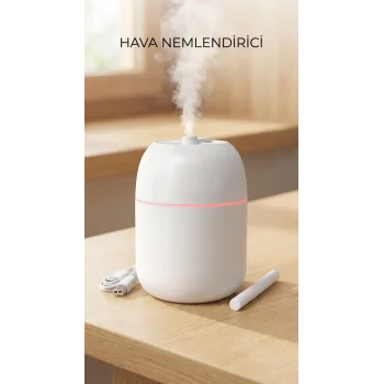 Hava Nemlendirici 220ml Buhar Makinesi, Sessiz Çalışma Ve Ayarlanabilir Nem Seviyesi İle Kullanım Alanları