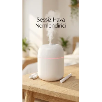 Hava Nemlendirici Buhar Makinesi 220ml Kapasiteli Uygun Boyutlu Ev Ve Ofis Kullanımı