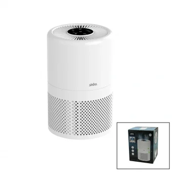 HAVA TEMİZLEME CİHAZI OTOMATİK FAN 3 KADEME FİLTRELEME LED AYDINLATMA SESSİZ UYKU MOD SAP-5507 (5047)