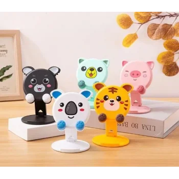 Hayvan Figürlü Masaüstü Telefon Standı 5 Model (5047)