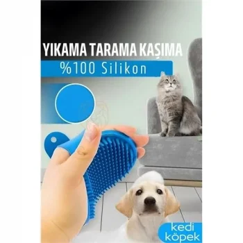 Hayvan Tüy Toplama Yıkama Kaşınma Silikon Fırçası 721131