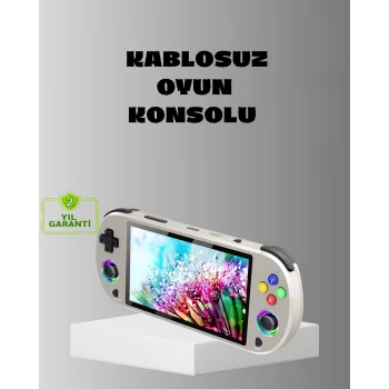 HD Çıkış Destekli Taşınabilir Oyun Konsolu – 5 İnç IPS Ekran, RGB Işıklı
