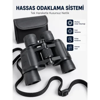 HD Optik Mercekli 20x  Net Görüş Ergonomik Kauçuk Gövde Aksesuar Setli