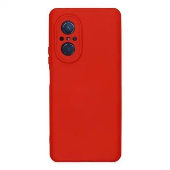 Huawei Nova 9 Se Kılıf Nano İçi Kadife Silikon - Kırmızı